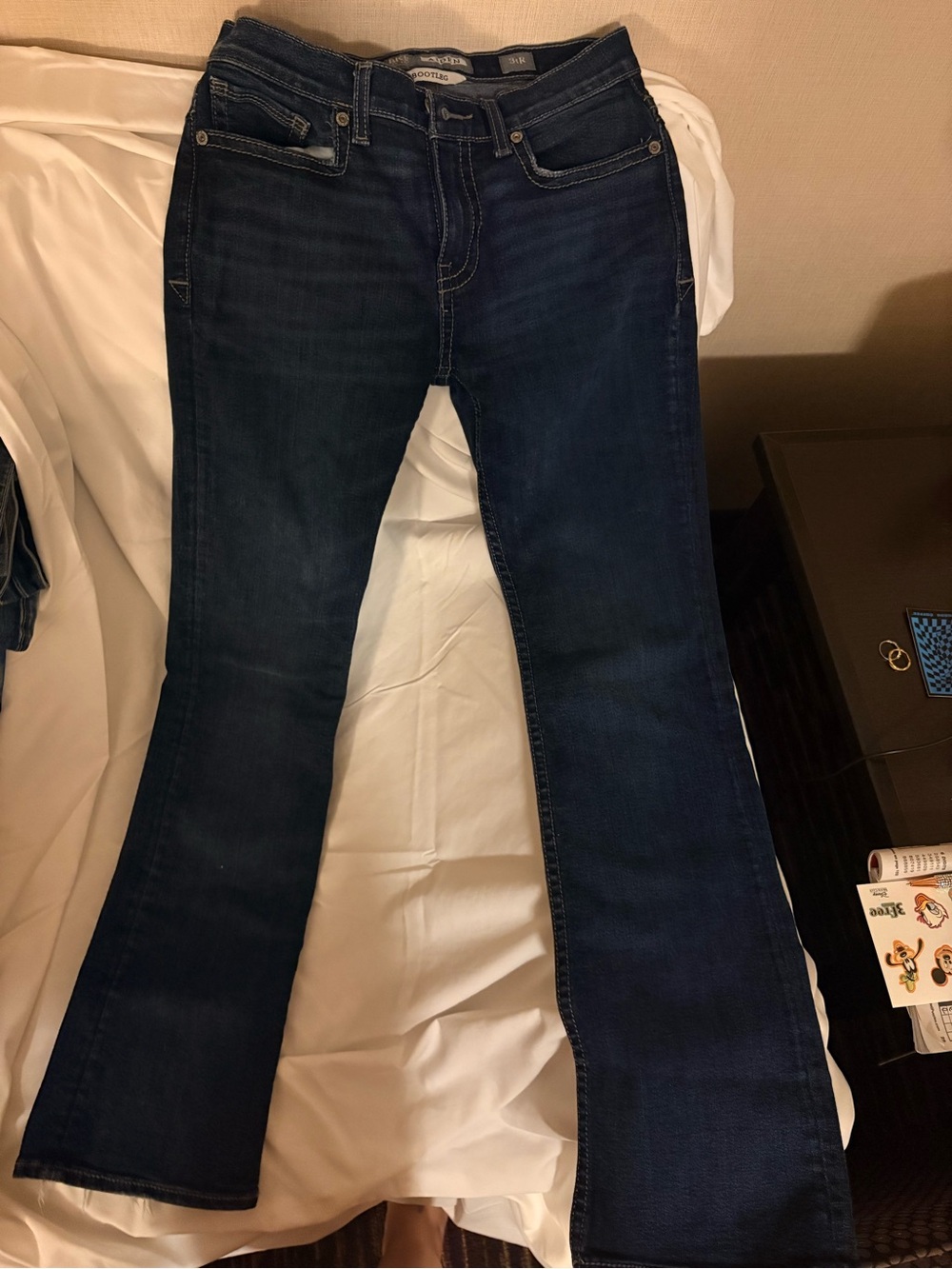 BKE Dark Blue Flare Jeans